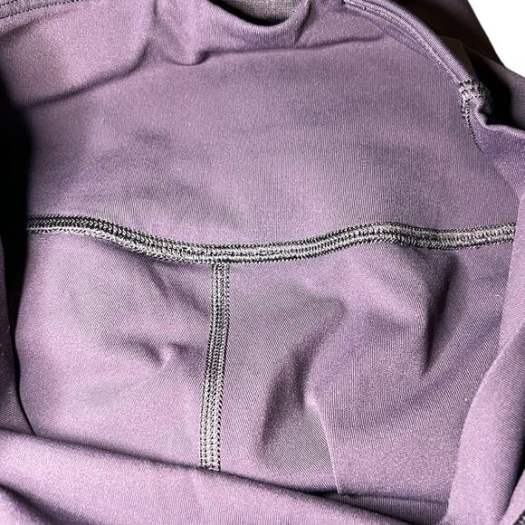 Lululemon Sun Setter Crop Mesh Leggings Women's Size 6 Boysenberry Purple Yoga - Picture 3 of 6